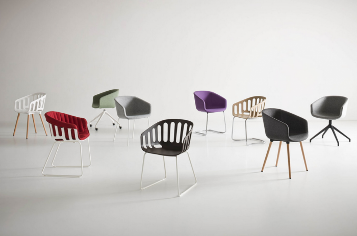 Scaun vizitator / conferinta cu scoica din tehnopolimer - BASKET CHAIR CTL [3]