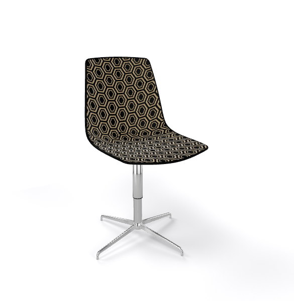 Scaun vizitator rotativ cu design geometric - ALHAMBRA L [9]