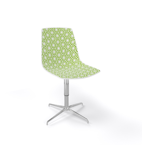 Scaun vizitator rotativ cu design geometric - ALHAMBRA L [7]