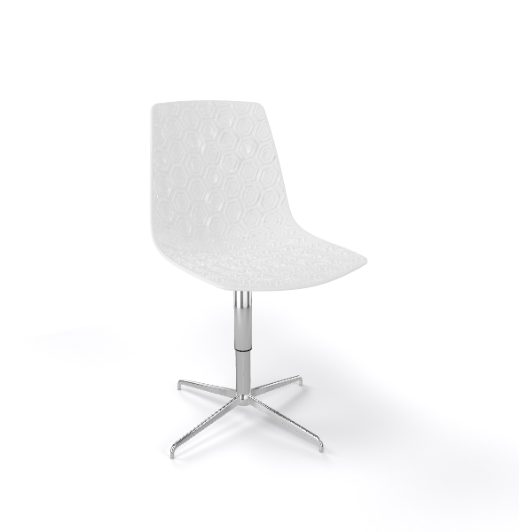Scaun vizitator rotativ cu design geometric - ALHAMBRA L [11]