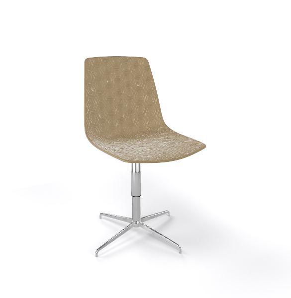 Scaun vizitator rotativ cu design geometric - ALHAMBRA L [12]