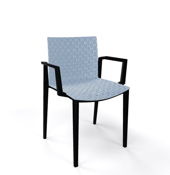Scaune Cu Brate tehnopolimer terasa / outdoor CLIPPERTON B [6]