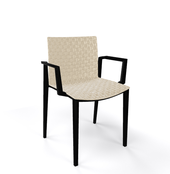Scaune Cu Brate tehnopolimer terasa / outdoor CLIPPERTON B [11]