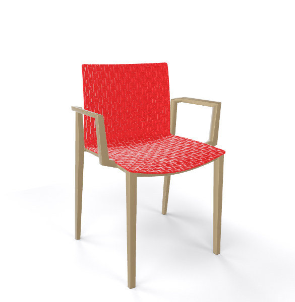 Scaune Cu Brate tehnopolimer terasa / outdoor CLIPPERTON B [14]