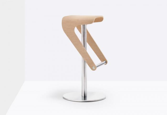 Scaun de bar modern si rotativ - WOODY 496 [2]