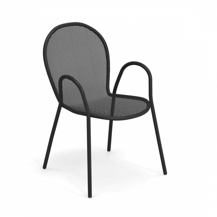 Scaune exterior metalice cu brate RONDA [5]