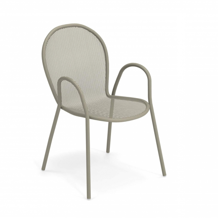 Scaune exterior metalice cu brate RONDA [7]