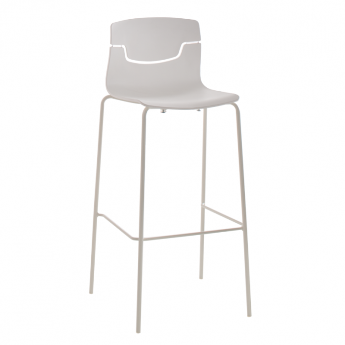 Scaun inalt de bar cu cadru metalic si inaltime sezut 68 cm - SLOT 68 [2]
