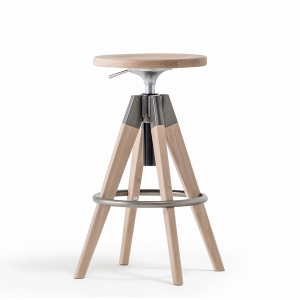 Scaun de bar din lemn si metal - ARKI-STOOL ARKW6 [6]