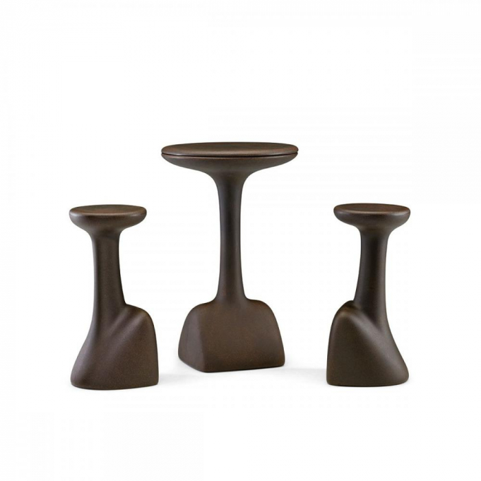 Scaun de bar pentru exterior cu design scultural - ARMILLARIA [2]