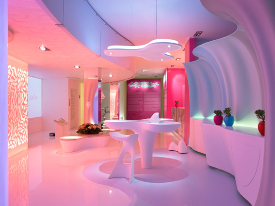 Scaun de bar modern, din plastic KONCORD by KARIM RASHID [13]
