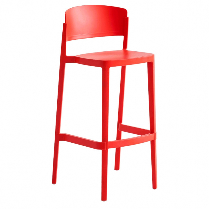 Scaun de bar cu sezut la 67 cm din plastic - ABUELA STOOL 67 [1]
