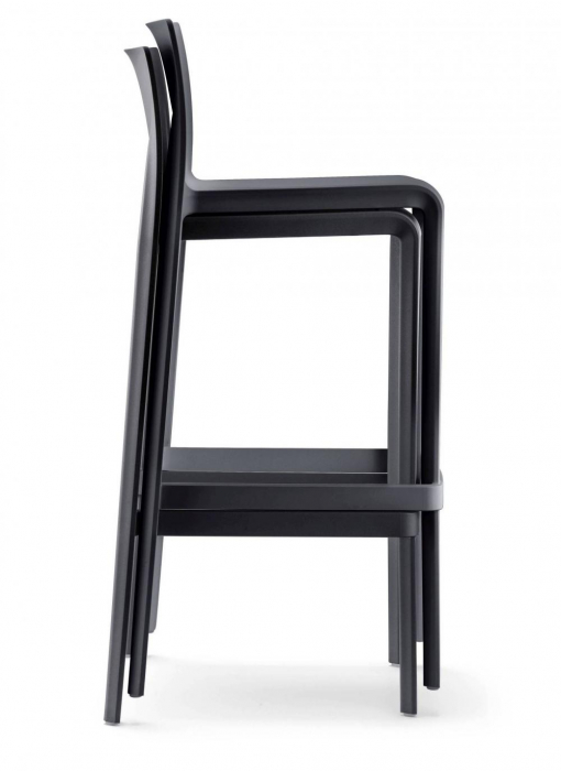 Scaun inalt de bar stivuibil din plastic VOLT 678 [7]