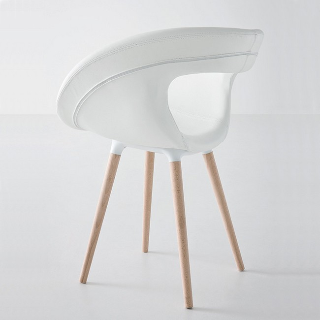 Scaun tapitat modern, minimalist pentru HoReCa - MOEMA 75 BL [3]