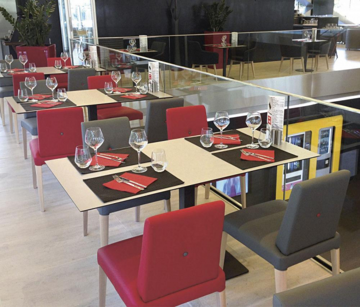 Scaune moderne restaurant cafenea complet tapitate PUNTO 190 [15]