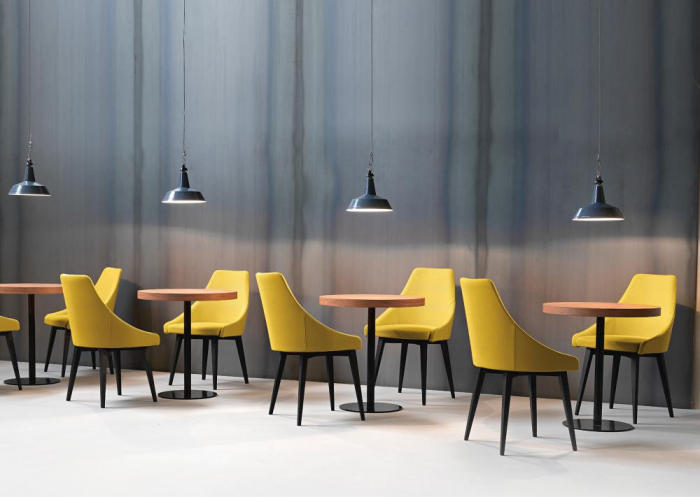 Scaune moderne restaurant cafenea tapitate KONTEA 590 [4]