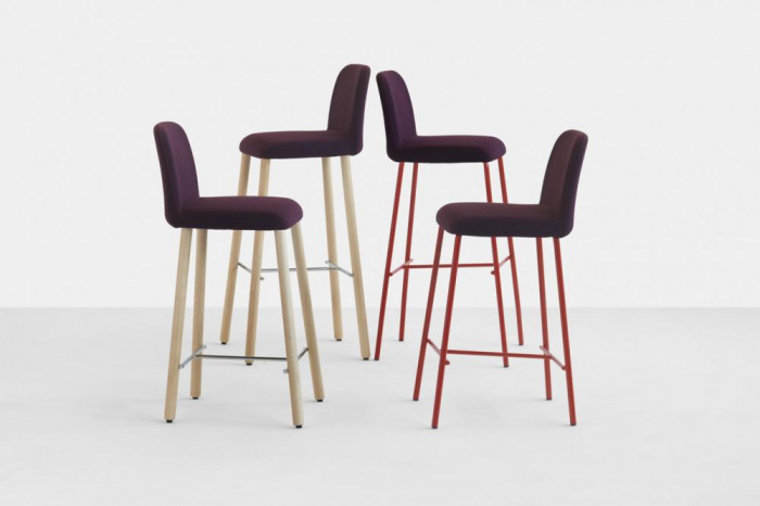 Scaune moderne tapitate de bar MYRA 654B [4]