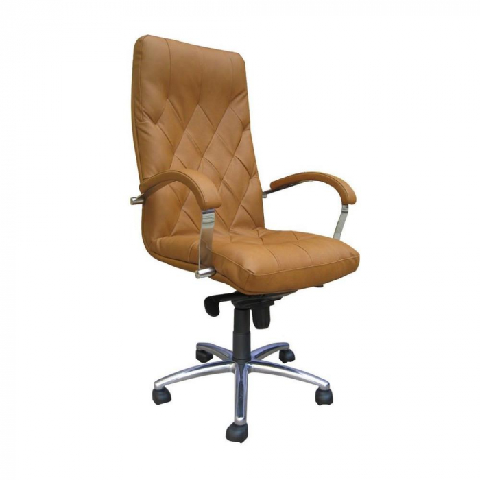 Scaune office birou directoriale tapiterie piele naturala CUBA [3]