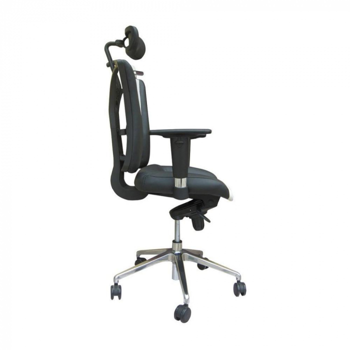 Scaune office birou directoriale tapiterie piele naturala PILOT [4]