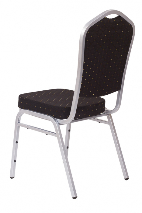 Scaune pentru evenimente catering si conferinta suprapozabile cadru argintiu STANDARD  MXT ST390 [3]