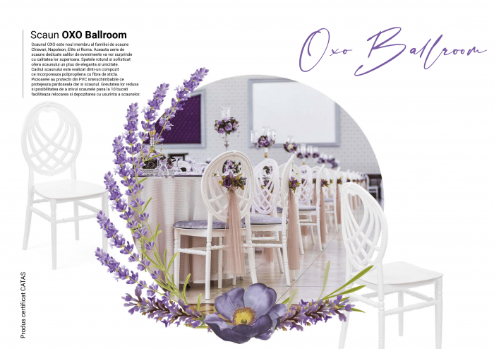 Scaune pentru evenimente catering si conferinta din plastic OXO BALLROOM [2]