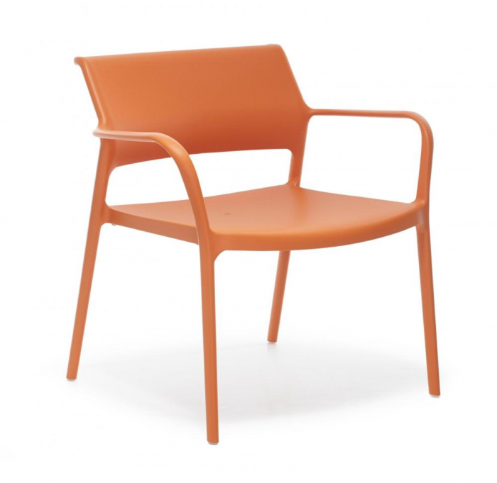 Scaun lounge din plastic de terasa pentru HoReCa - ARA 316 [1]