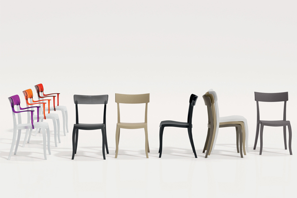 Scaune plastic Cu Brate HERA K [32]