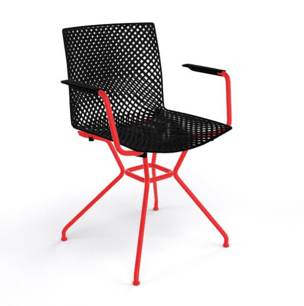 Scaun cu brate din metal si plastic pentru exterior - FULLER TCS [10]