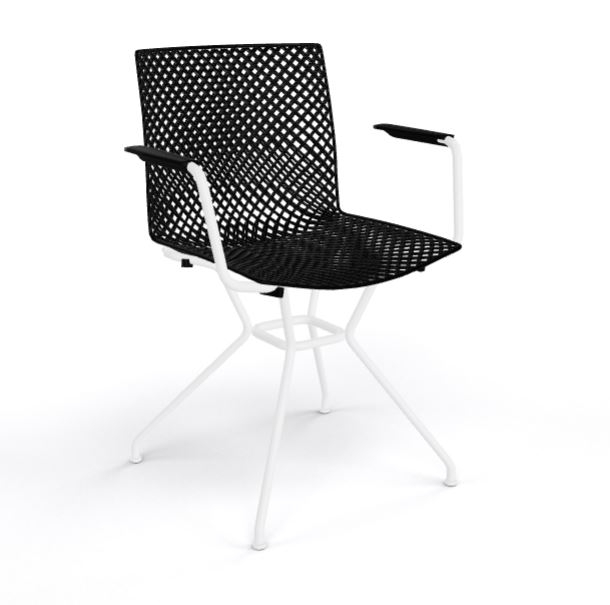 Scaun cu brate din metal si plastic pentru exterior - FULLER TCS [17]