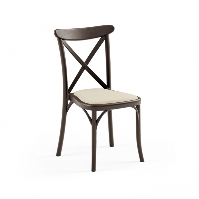 Scaune sezut tapitat pentru evenimente catering conferinta ballroom din plastic CAPRI PAD [15]