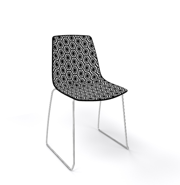 Scaun de terasa cu cadrul tip sanie pentru HoReCa - ALHAMBRA S [7]