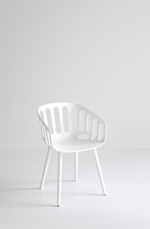 Scaun confortabil din plastic pentru exterior - BASKET CHAIR BP [4]