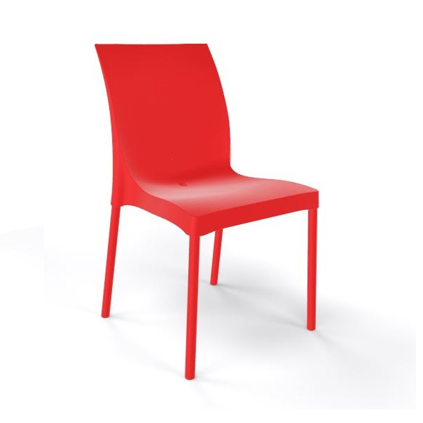 Scaun de terasa din plastic si stivuibil - IRIS [1]