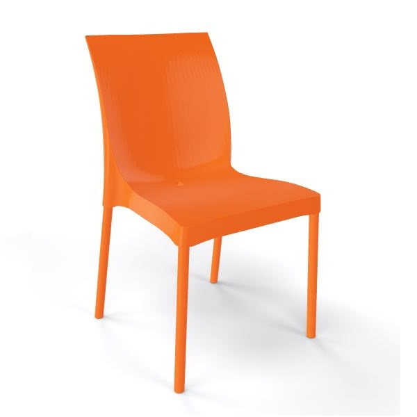 Scaun de terasa din plastic si stivuibil - IRIS [2]