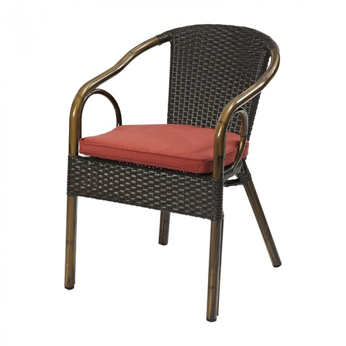 Scaune terasa /outdoor cadru aluminiu si tehno-ratan CERES MOCCA [2]