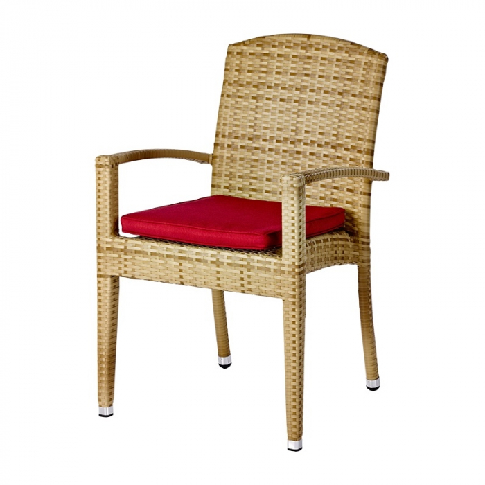Scaune terasa / outdoor cu brate cadru impletit tehno-rattan TITAN SERENO [4]