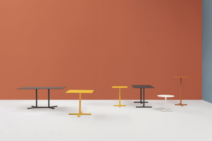 Set picioare (baze) de masa metalice h73 coloana dubla BOLD 4757 [5]