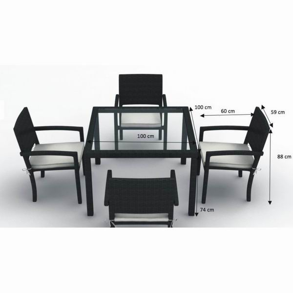 Set terasa/outdoor tehno-rattan ADORAZIONE [4]