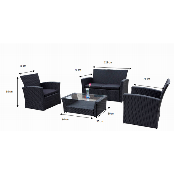 Set terasa/outdoor tehno-rattan UNICO [7]
