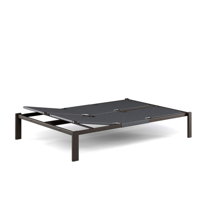 Sezlong dublu pentru plaja, cadru metalic si design minimalist SHINE [2]