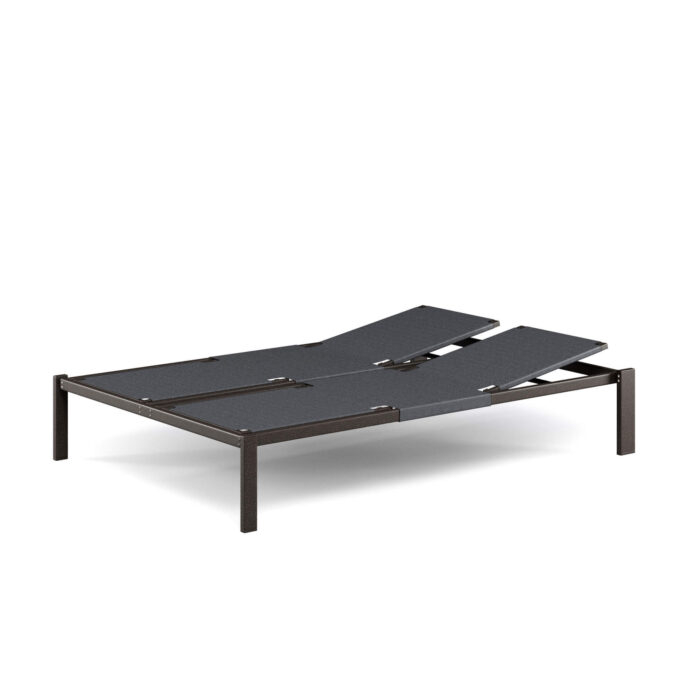 Sezlong dublu pentru plaja, cadru metalic si design minimalist SHINE [3]