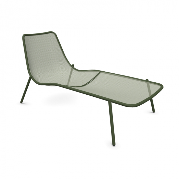Sezlong pentru piscina din metal si mesh ROUND [1]