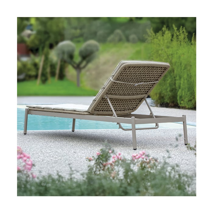 Sezlong premium cu cadru din aluminiu pentru HoReCa - ATOL [5]