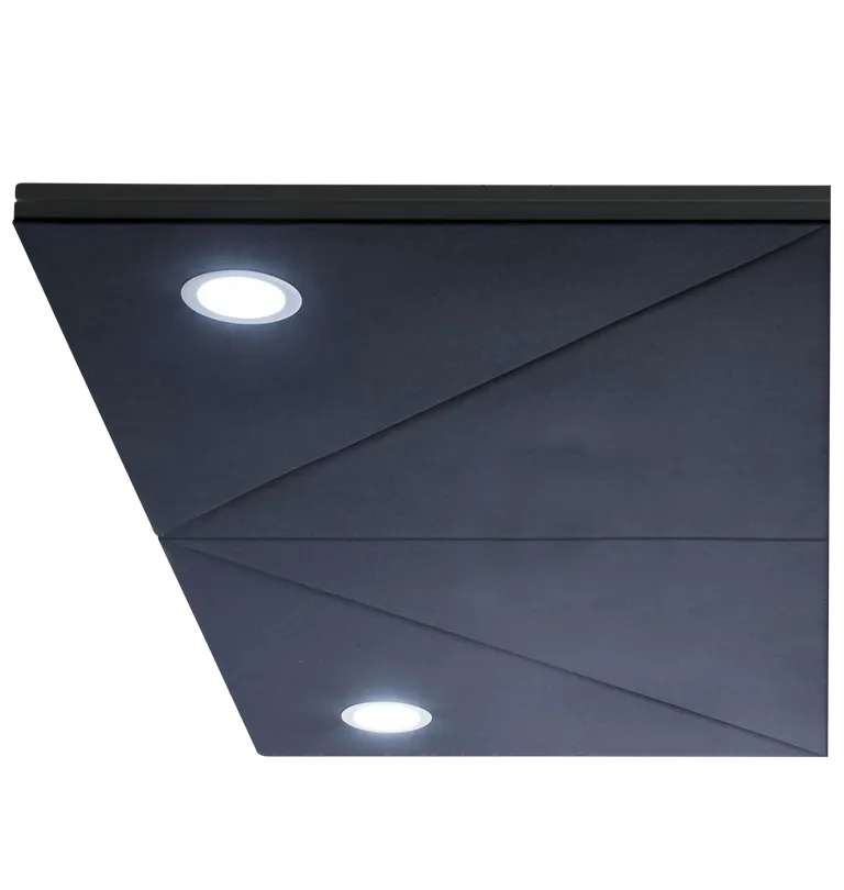 Panou fonoabsorbant suspendabil cu lumini incluse - DIAMANTE [1]