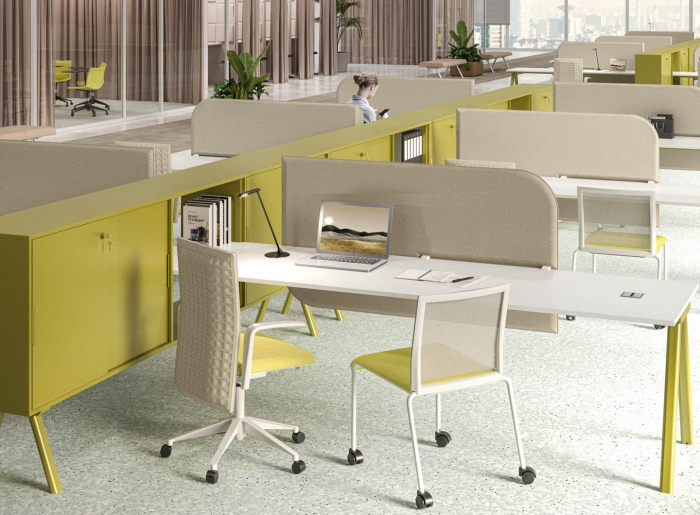 Panouri fonoabsorbante modulare pentru birouri - TUNE DESK [2]