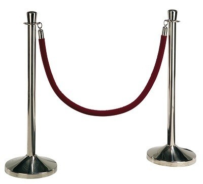 Stalpi delimitare evenimente din inox ELEGANCE [3]