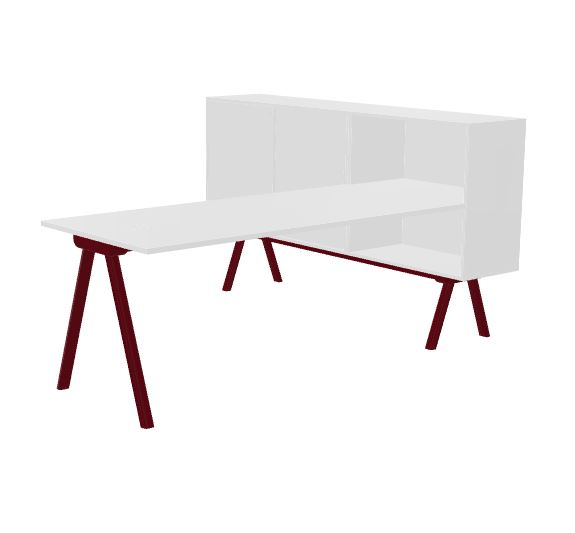 Statie de lucru compus din birou si dulapior WORKSTATION 180 [9]