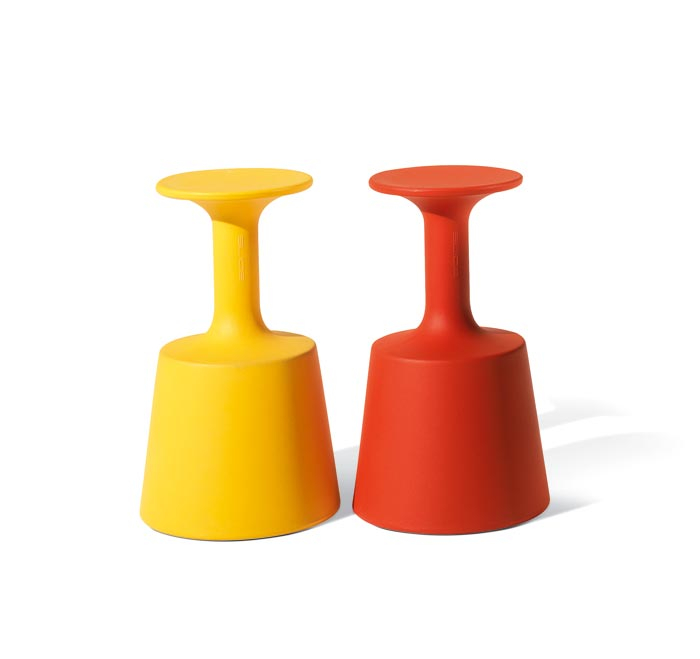 Scaun de bar si frapiera din plastic pentru exterior - DRINK [3]