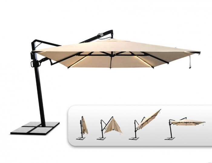 Umbrele de terasa/outdoor manuale ghiocel BRELLA [4]