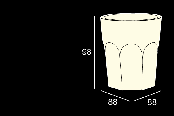 Masa inalta de bar luminoasa din polietilena pentru exterior CUBALIBRE [4]